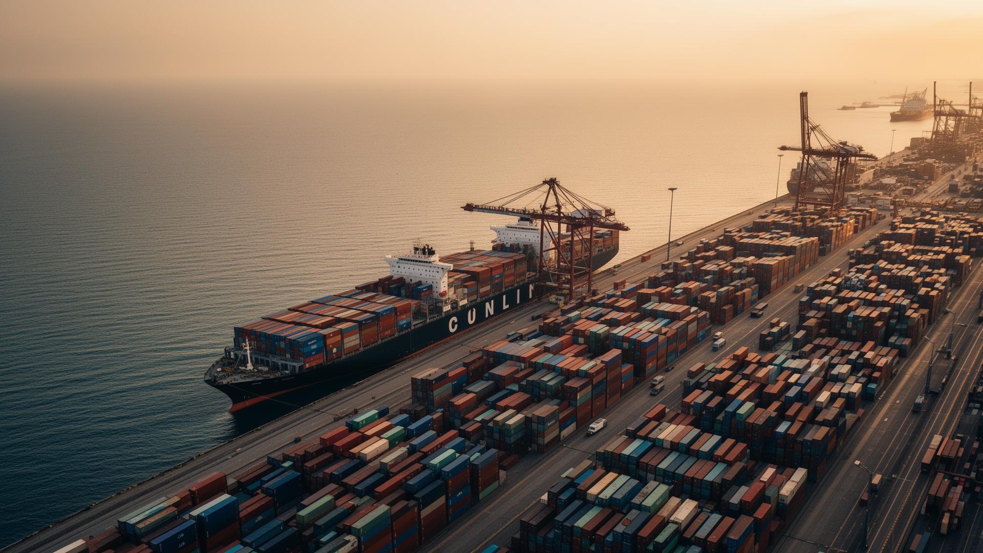 Global shipping port
